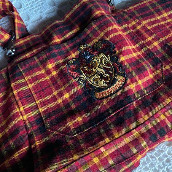HARRY POTTER OVERALL PLAID SKIRT M - Picture 3 of 5